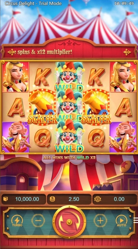 สล็อต Circus Delight 